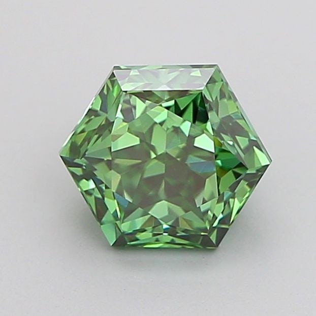 Loose Diamond - HEXAGONAL 1.04ct Fancy Vivid Green VS1 (1 of 1)