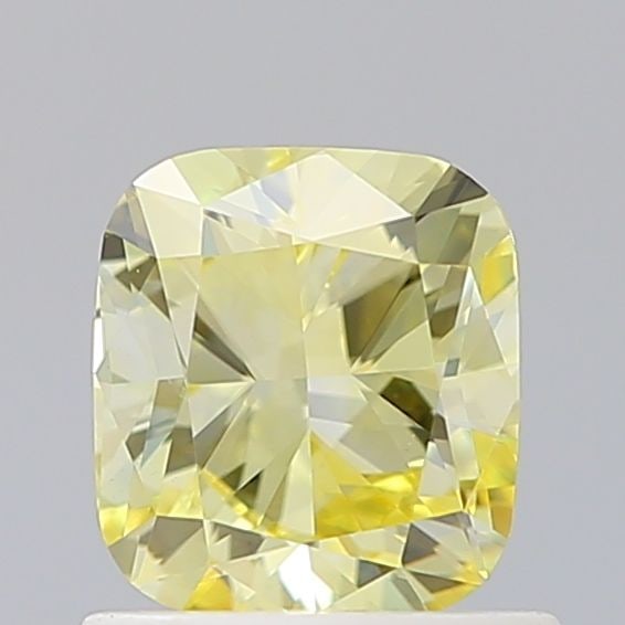 Loose Diamond - CUSHION BRILLIANT 1.0ct Fancy Intense Yellow VS1: Loose Diamond - CUSHION BRILLIANT 1.0ct Fancy Intense Yellow VS1 Source: This is a real non-mined Diamond that has been grown in a lab Shape: CUSHION BRILLIANT Carats: 1.0 Color: Fancy Intense Yellow