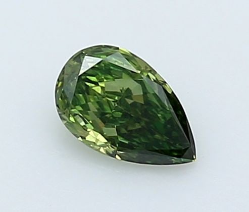 Loose Diamond - PEAR 0.24ct Fancy Vivid Yellow Green VVS2 (1 of 1)