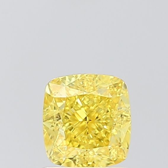 Loose Diamond - CUSHION MODIFIED 1.02ct Fancy Vivid Yellow VS1: Loose Diamond - CUSHION MODIFIED 1.02ct Fancy Vivid Yellow VS1 Source: This is a real non-mined Diamond that has been grown in a lab Shape: CUSHION MODIFIED Carats: 1.02 Color: Fancy Vivid Yellow Cert