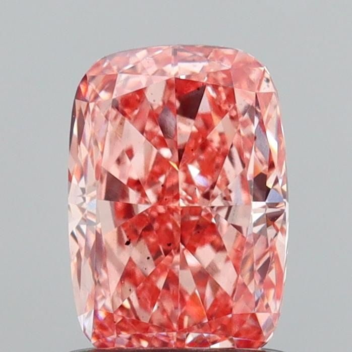 Loose Diamond - CUSHION MODIFIED 1.09ct Fancy Intense Pink VS2: Loose Diamond - CUSHION MODIFIED 1.09ct Fancy Intense Pink VS2 Source: This is a real non-mined Diamond that has been grown in a lab Shape: CUSHION MODIFIED Carats: 1.09 Color: Fancy Intense Pink Cert