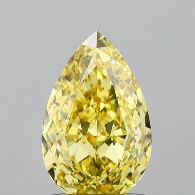 Loose Diamond - PEAR 1.01ct Fancy Vivid Yellow VS1 (1 of 1)