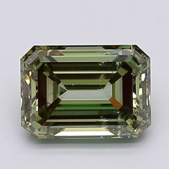Loose Diamond - EMERALD 2.0ct Fancy Vivid Green I1 (1 of 1)