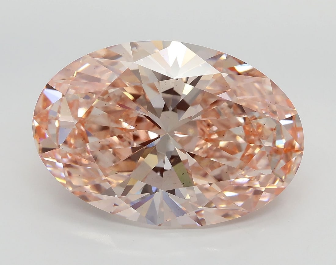 Loose Diamond - OVAL 10.05ct Fancy Vivid Pink VS2 (1 of 1)