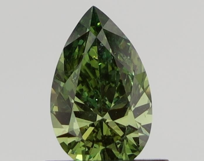 Loose Diamond - PEAR 0.63ct Fancy Green VS1: Loose Diamond - PEAR 0.63ct Fancy Green VS1 Source: This is a real non-mined Diamond that has been grown in a lab Shape: PEAR Carats: 0.63 Color: Fancy Green Certification: NONE Video: Video Link 