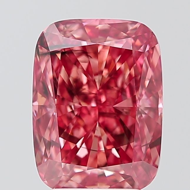 Loose Diamond - CUSHION MODIFIED 3.57ct Fancy Vivid Pink SI2: Loose Diamond - CUSHION MODIFIED 3.57ct Fancy Vivid Pink SI2 Source: This is a real non-mined Diamond that has been grown in a lab Shape: CUSHION MODIFIED Carats: 3.57 Color: Fancy Vivid Pink Certific