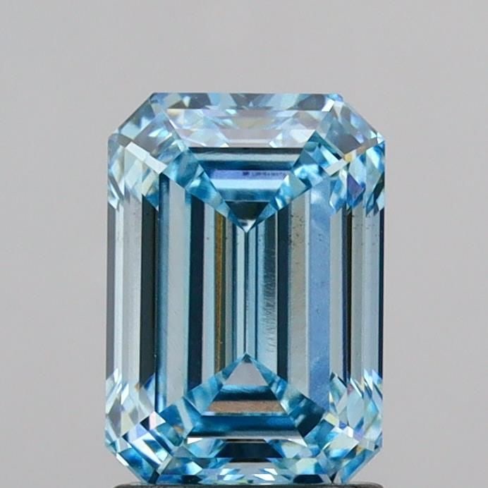 Loose Diamond - EMERALD 2.06ct Fancy Blue VS2 (1 of 1)