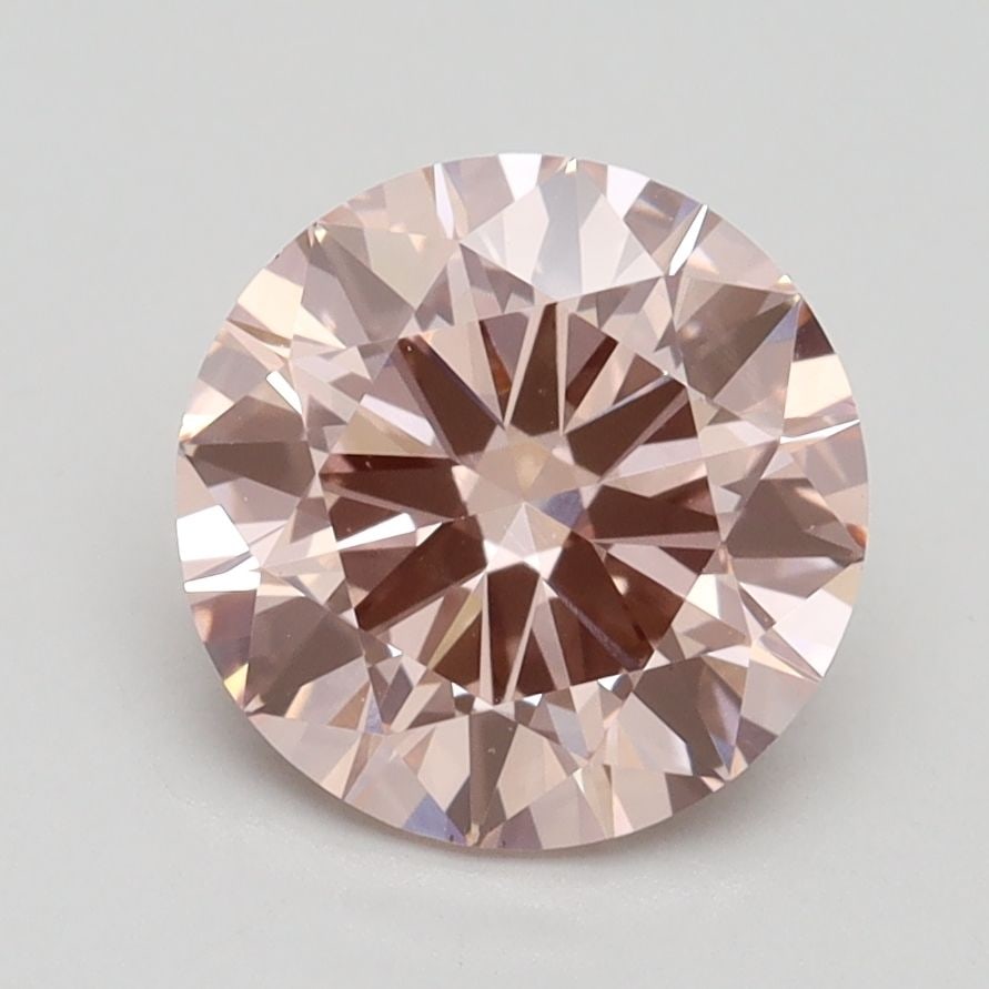Loose Diamond - ROUND 2.15ct Fancy Pink VS1: Loose Diamond - ROUND 2.15ct Fancy Pink VS1 Source: This is a real non-mined Diamond that has been grown in a lab Shape: ROUND Carats: 2.15 Color: Fancy Pink Certification: IGI Video: