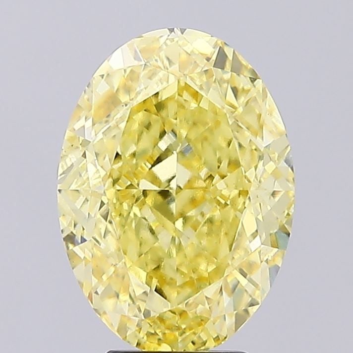 Loose Diamond - OVAL 5.1ct Fancy Intense Yellow VS1: Loose Diamond - OVAL 5.1ct Fancy Intense Yellow VS1 Source: This is a real non-mined Diamond that has been grown in a lab Shape: OVAL Carats: 5.1 Color: Fancy Intense Yellow Certification: IGI