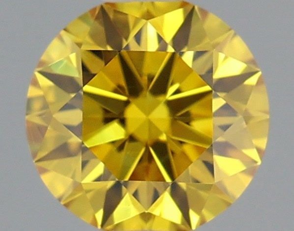Ideal Loose Diamond - ROUND 0.41ct Fancy Vivid Yellow IF: Ideal Loose Diamond - ROUND 0.41ct Fancy Vivid Yellow IF Source: This is a real non-mined Diamond that has been grown in a lab Shape: ROUND Carats: 0.41 Color: Fancy Vivid Yellow Certification: IGI