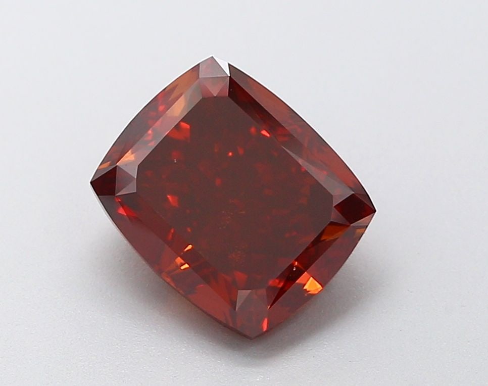 Loose Diamond - CUSHION MODIFIED 3.04ct Fancy Orange VS1: Loose Diamond - CUSHION MODIFIED 3.04ct Fancy Orange VS1 Source: This is a real non-mined Diamond that has been grown in a lab Shape: CUSHION MODIFIED Carats: 3.04 Color: Fancy Orange Certification: I