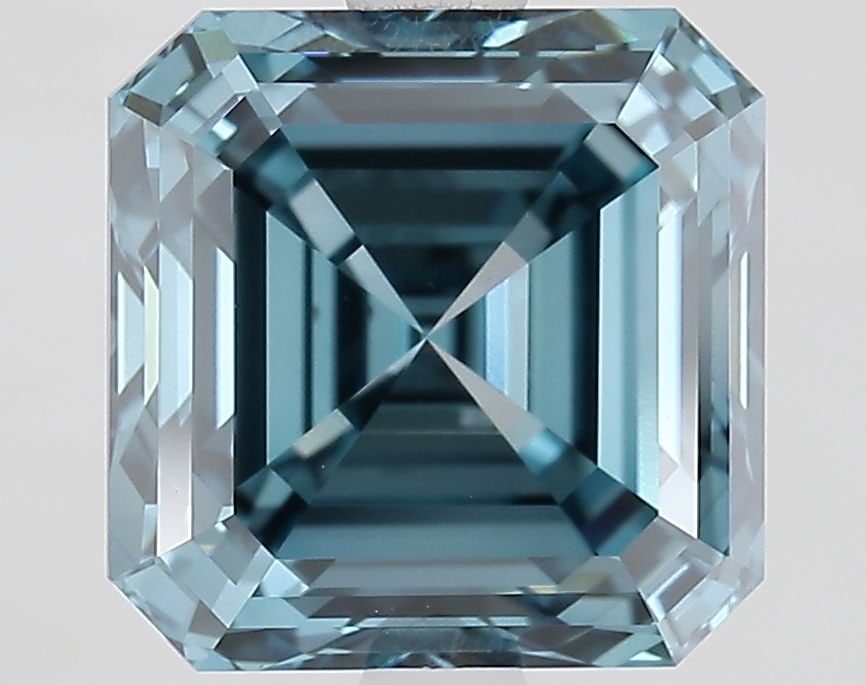 Loose Diamond - SQUARE EMERALD 3.22ct Fancy Vivid Blue VS1: Loose Diamond - SQUARE EMERALD 3.22ct Fancy Vivid Blue VS1 Source: This is a real non-mined Diamond that has been grown in a lab Shape: SQUARE EMERALD Carats: 3.22 Color: Fancy Vivid Blue