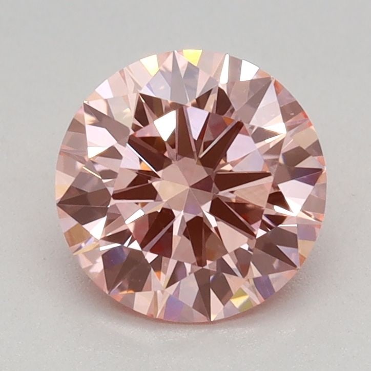 Loose Diamond - ROUND 0.9ct Fancy Intense Pink VVS2 (1 of 1)