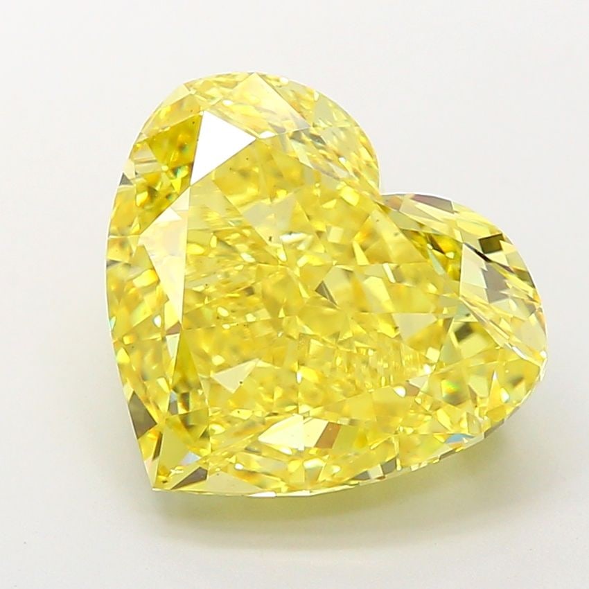 Loose Diamond - HEART 10.07ct Fancy Vivid Yellow VS2 (1 of 1)