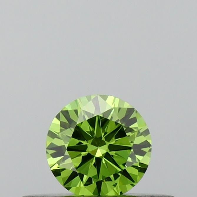 Loose Diamond - ROUND 0.22ct Fancy Vivid Green VS1: Loose Diamond - ROUND 0.22ct Fancy Vivid Green VS1 Source: This is a real non-mined Diamond that has been grown in a lab Shape: ROUND Carats: 0.22 Color: Fancy Vivid Green Certification: IGI Video: