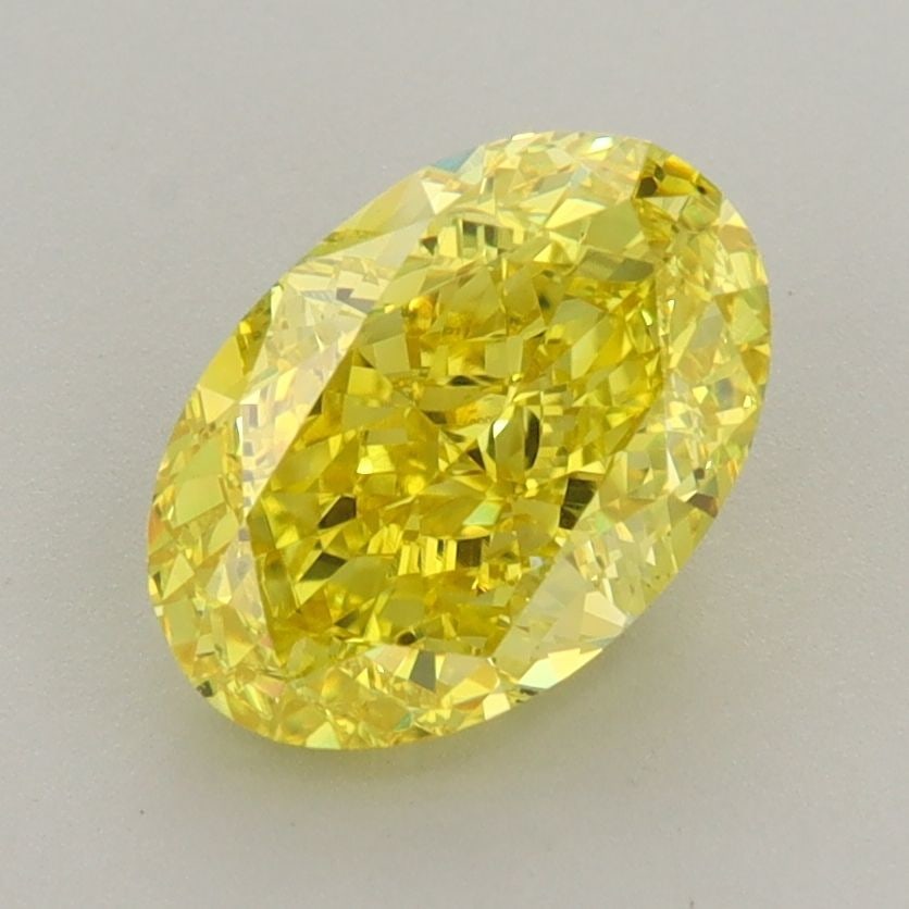 Loose Diamond - OVAL 2.07ct Fancy Vivid Yellow VS1: Loose Diamond - OVAL 2.07ct Fancy Vivid Yellow VS1 Source: This is a real non-mined Diamond that has been grown in a lab Shape: OVAL Carats: 2.07 Color: Fancy Vivid Yellow Certification: IGI Video:
