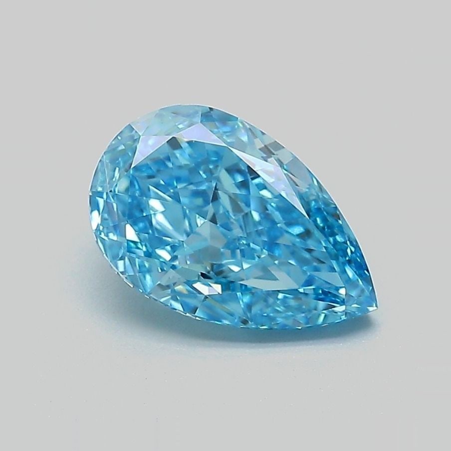 Loose Diamond - PEAR 1.91ct Fancy Vivid Blue VVS2: Loose Diamond - PEAR 1.91ct Fancy Vivid Blue VVS2 Source: This is a real non-mined Diamond that has been grown in a lab Shape: PEAR Carats: 1.91 Color: Fancy Vivid Blue Certification: IGI Video: