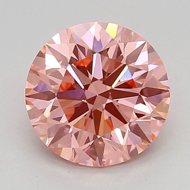 Ideal Loose Diamond - ROUND 1.89ct Fancy Vivid Pink VS1: Ideal Loose Diamond - ROUND 1.89ct Fancy Vivid Pink VS1 Source: This is a real non-mined Diamond that has been grown in a lab Shape: ROUND Carats: 1.89 Color: Fancy Vivid Pink Certification: IGI