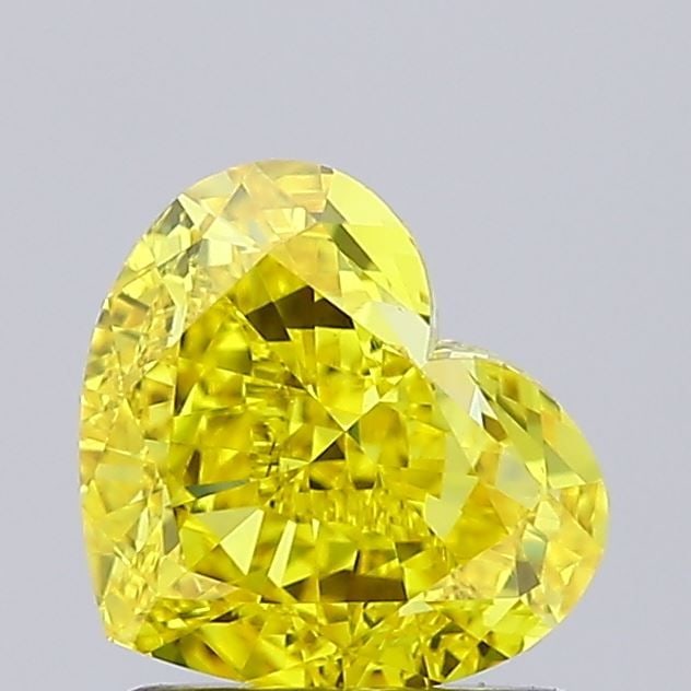 Loose Diamond - HEART 1.56ct Fancy Vivid Yellow VS1 (1 of 1)