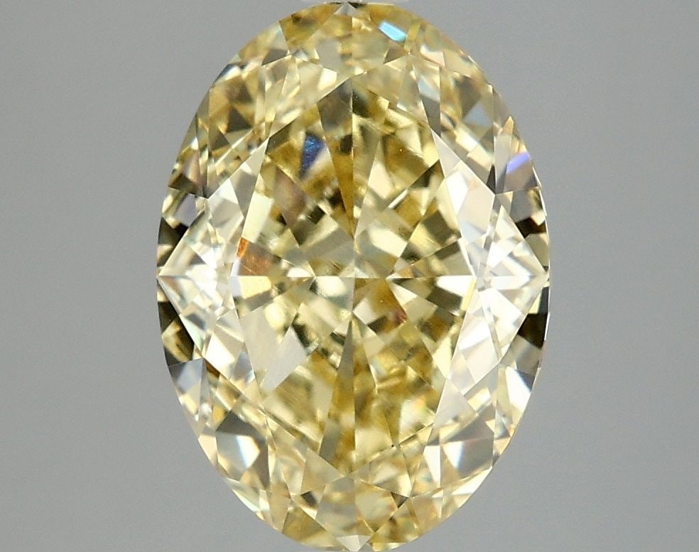 Loose Diamond - OVAL 4.08ct Fancy Intense Yellow VS1: Loose Diamond - OVAL 4.08ct Fancy Intense Yellow VS1 Source: This is a real non-mined Diamond that has been grown in a lab Shape: OVAL Carats: 4.08 Color: Fancy Intense Yellow Certification: IGI