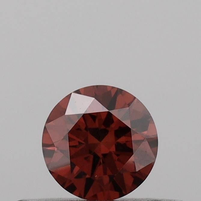 Loose Diamond - ROUND 0.26ct Fancy Vivid Orange VS1 (1 of 1)