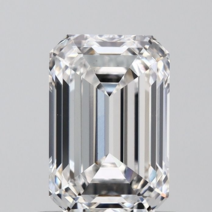Loose Diamond - EMERALD 1.07ct F VS1: Loose Diamond - EMERALD 1.07ct F VS1 Source: This is a real non-mined Diamond that has been grown in a lab Shape: EMERALD Carats: 1.07 Color: F Clarity: VS1 Certification: GIA Video: