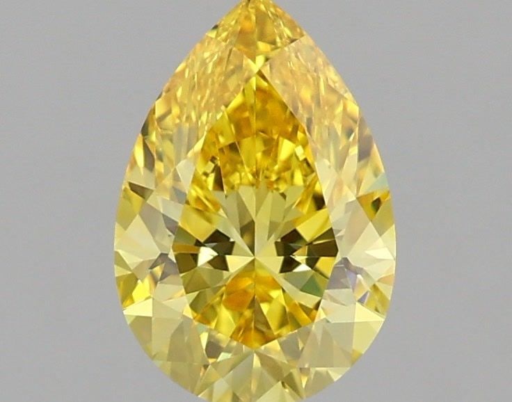 Loose Diamond - PEAR 1.08ct Fancy Vivid Yellow VVS2 (1 of 1)