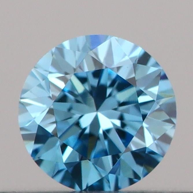 Loose Diamond - ROUND 0.17ct Fancy Vivid Blue VS1 (1 of 1)