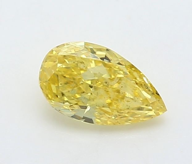 Loose Diamond - PEAR 0.22ct Fancy Vivid Yellow VS1: Loose Diamond - PEAR 0.22ct Fancy Vivid Yellow VS1 Source: This is a real non-mined Diamond that has been grown in a lab Shape: PEAR Carats: 0.22 Color: Fancy Vivid Yellow Certification: IGI Video: