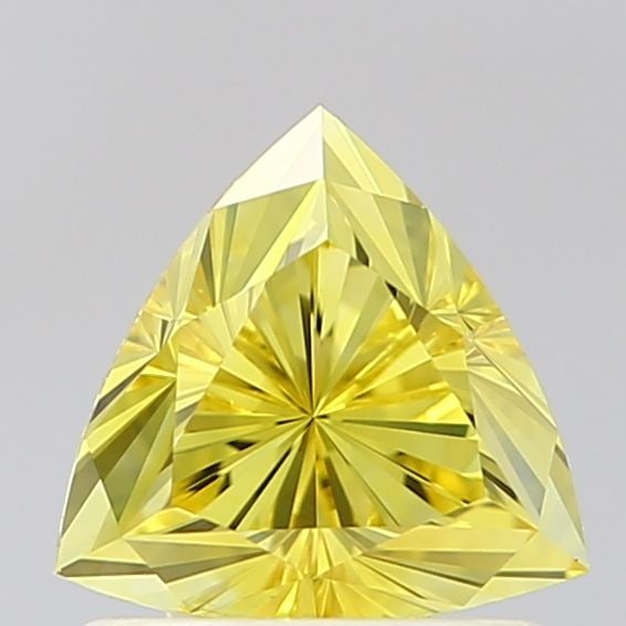 Loose Diamond - TRIANGULAR 1.03ct Fancy Vivid Yellow VS1 (1 of 1)