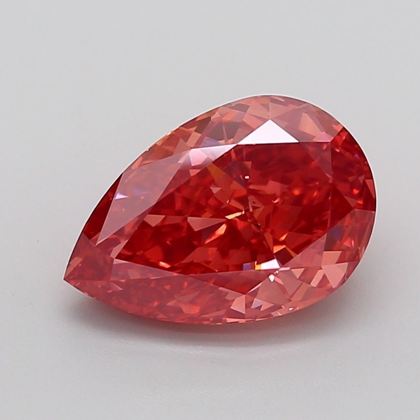 Loose Diamond - PEAR 5.1ct Fancy Vivid Orangey Brown SI1: Loose Diamond - PEAR 5.1ct Fancy Vivid Orangey Brown SI1 Source: This is a real non-mined Diamond that has been grown in a lab Shape: PEAR Carats: 5.1 Color: Fancy Vivid Orangey Brown Certification: N