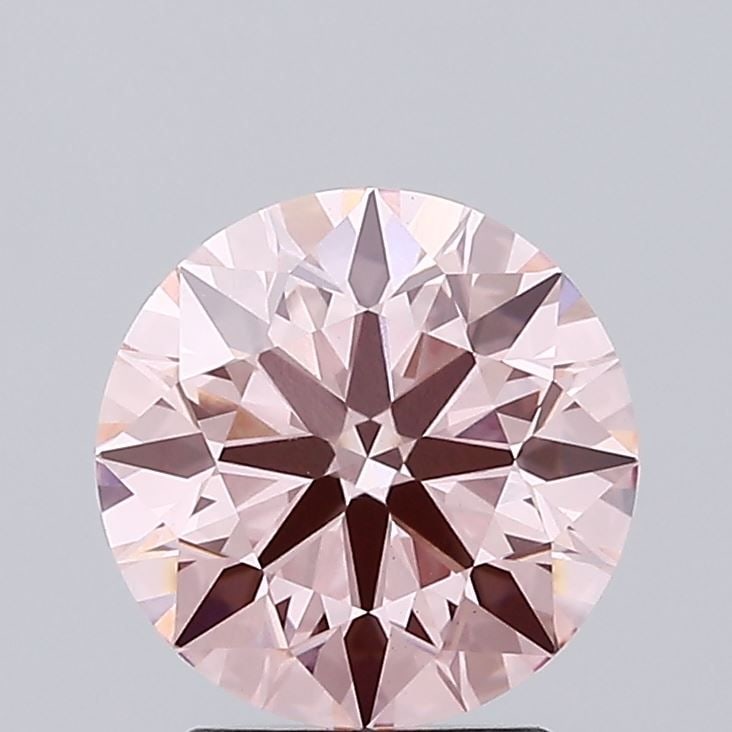 Ideal Loose Diamond - ROUND 2.32ct Fancy Vivid Pink VS1: Ideal Loose Diamond - ROUND 2.32ct Fancy Vivid Pink VS1 Source: This is a real non-mined Diamond that has been grown in a lab Shape: ROUND Carats: 2.32 Color: Fancy Vivid Pink Certification: IGI