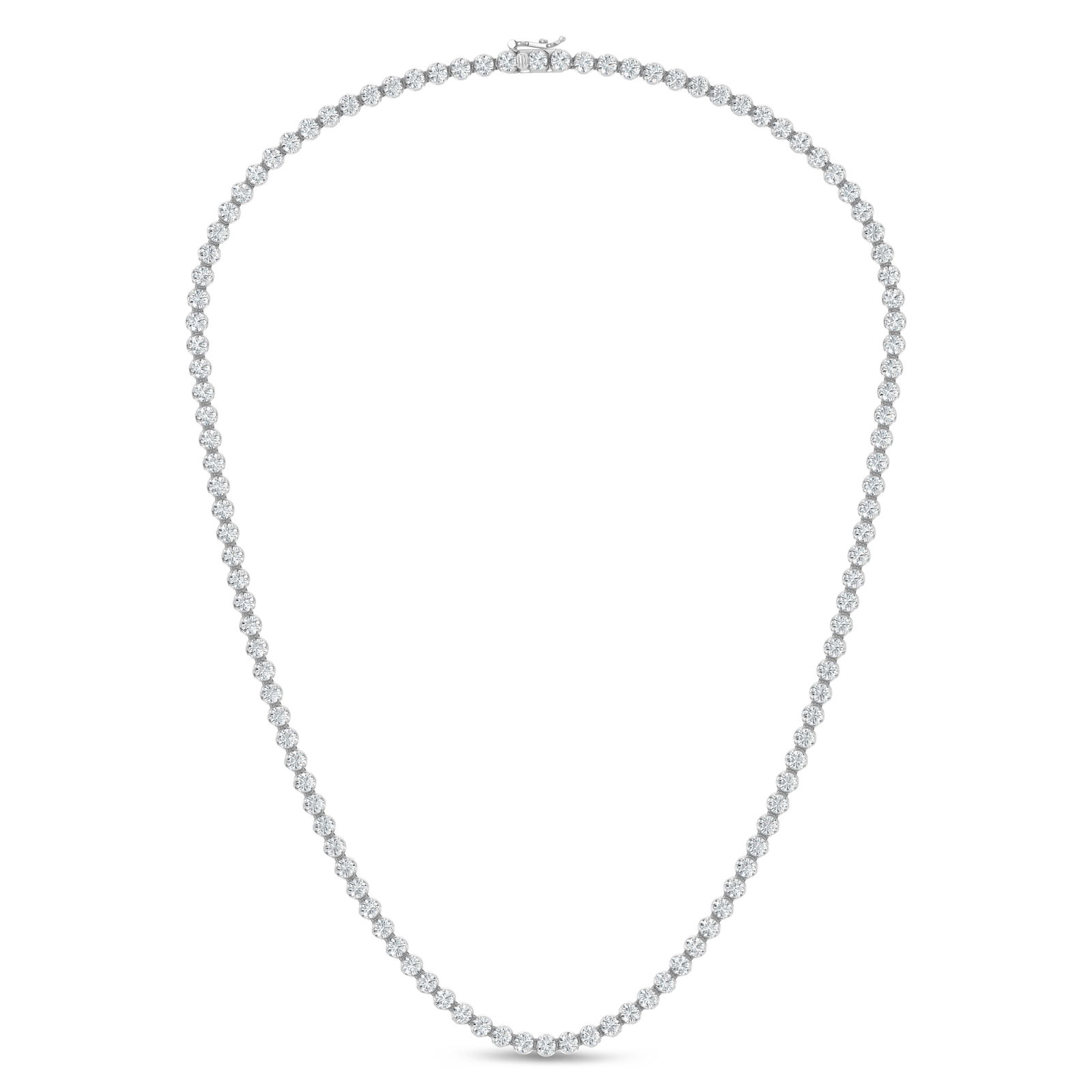 14K White Gold Lab Grown Diamond 11 3/4 Ct.Tw. Floating Necklace (1 of 2)