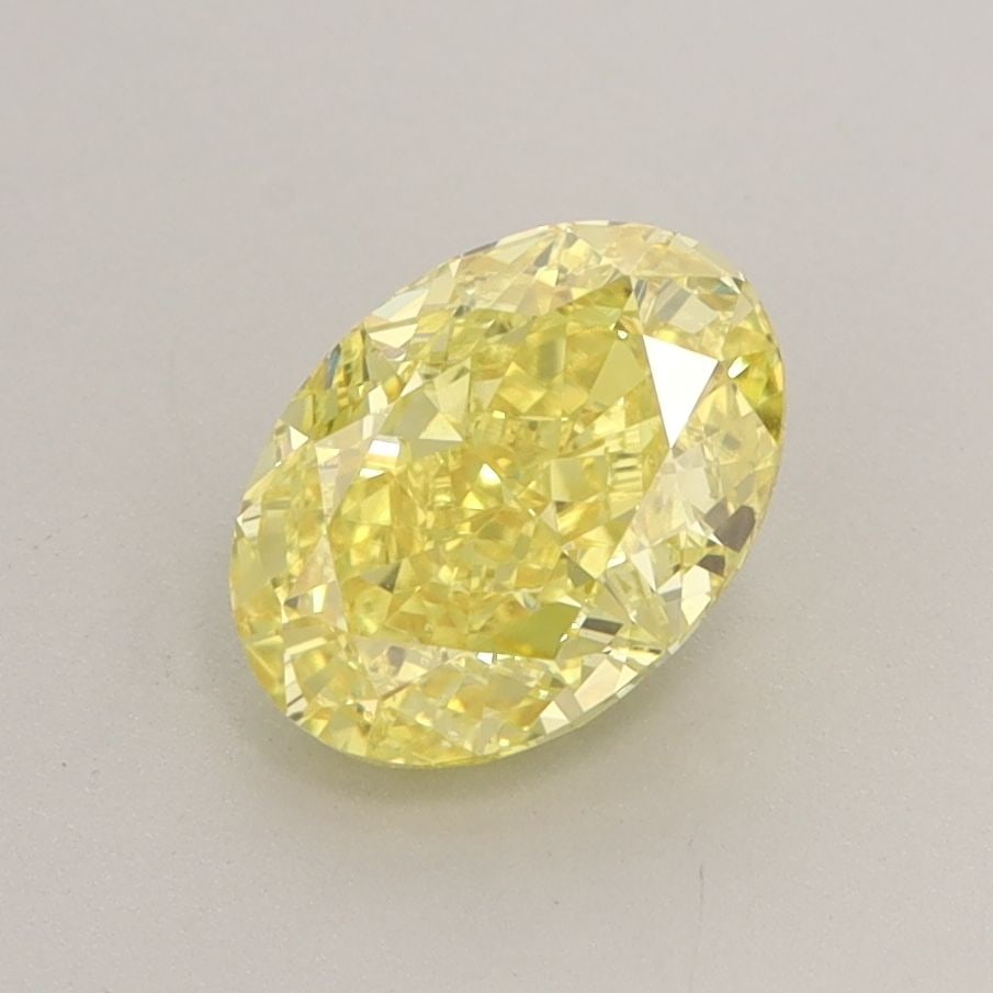 Loose Diamond - OVAL 1.52ct Fancy Vivid Yellow VS1: Loose Diamond - OVAL 1.52ct Fancy Vivid Yellow VS1 Source: This is a real non-mined Diamond that has been grown in a lab Shape: OVAL Carats: 1.52 Color: Fancy Vivid Yellow Certification: IGI Video: