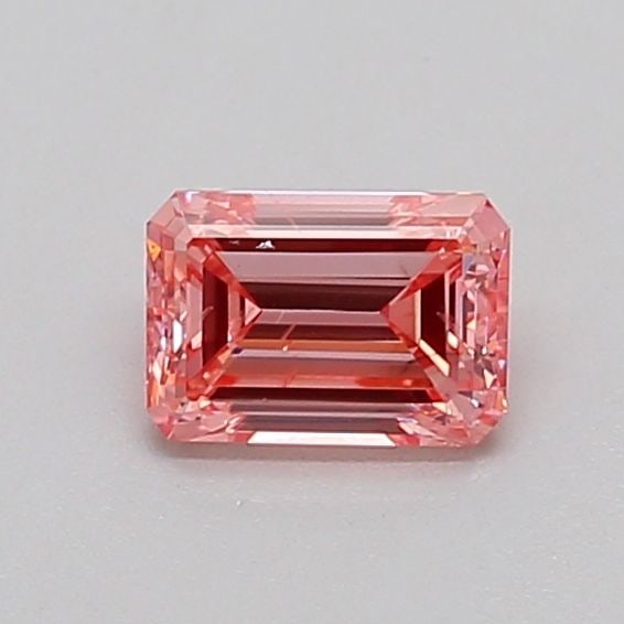 Loose Diamond - EMERALD 0.5ct Fancy Vivid Pink SI2 (1 of 1)