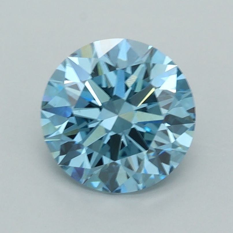 Ideal Loose Diamond - ROUND 1.52ct Fancy Vivid Blue VS1 (1 of 1)