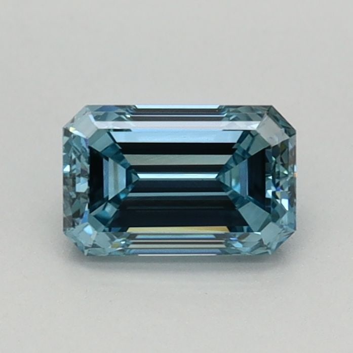 Loose Diamond - EMERALD 0.5ct Fancy Vivid Blue VVS2 (1 of 1)