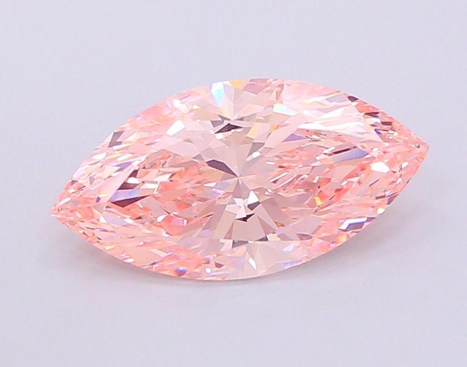 Loose Diamond - MARQUISE 7.0ct Fancy Vivid Pink VS1: Loose Diamond - MARQUISE 7.0ct Fancy Vivid Pink VS1 Source: This is a real non-mined Diamond that has been grown in a lab Shape: MARQUISE Carats: 7.0 Color: Fancy Vivid Pink Certification: IGI