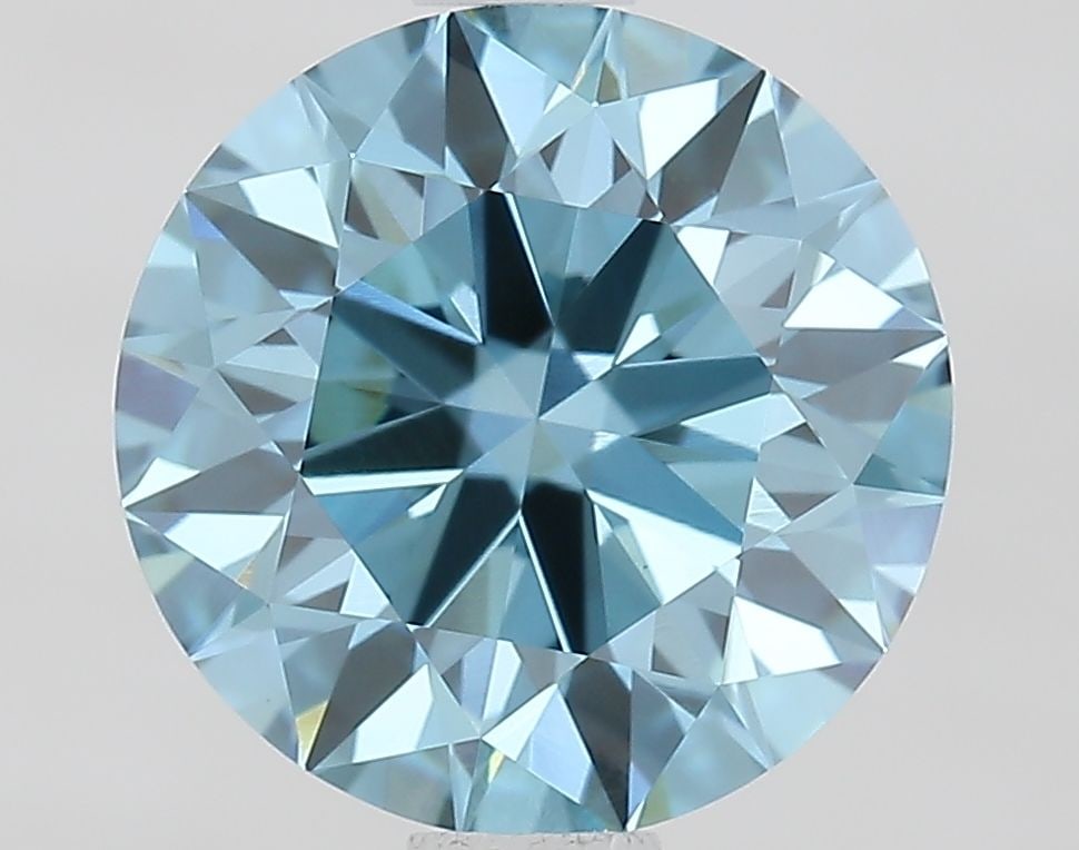 Ideal Loose Diamond - ROUND 1.51ct Fancy Vivid Blue VVS2: Ideal Loose Diamond - ROUND 1.51ct Fancy Vivid Blue VVS2 Source: This is a real non-mined Diamond that has been grown in a lab Shape: ROUND Carats: 1.51 Color: Fancy Vivid Blue Certification: IGI