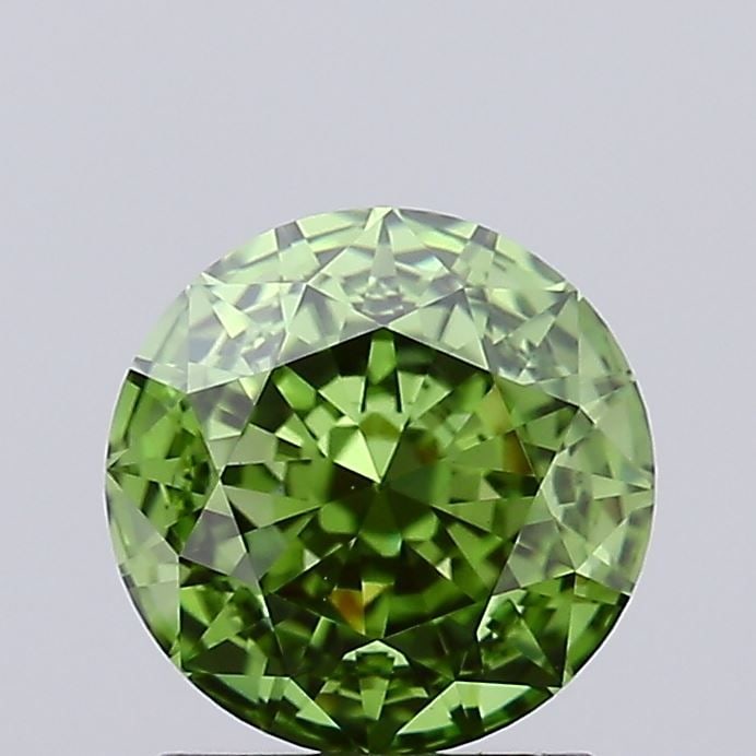 Loose Diamond - ROUND 1.57ct Fancy Vivid Green VVS2 (1 of 1)