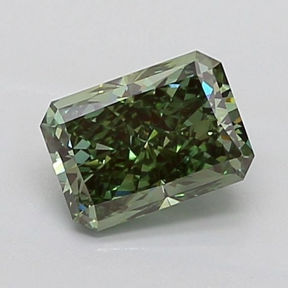 Loose Diamond - RADIANT 2.0ct Fancy Vivid Green VS1: Loose Diamond - RADIANT 2.0ct Fancy Vivid Green VS1 Source: This is a real non-mined Diamond that has been grown in a lab Shape: RADIANT Carats: 2.0 Color: Fancy Vivid Green Certification: IGI Video: