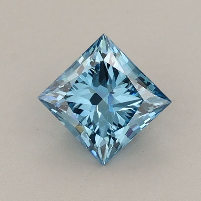 Loose Diamond - PRINCESS 0.66ct Fancy Vivid Blue VS1 (1 of 1)