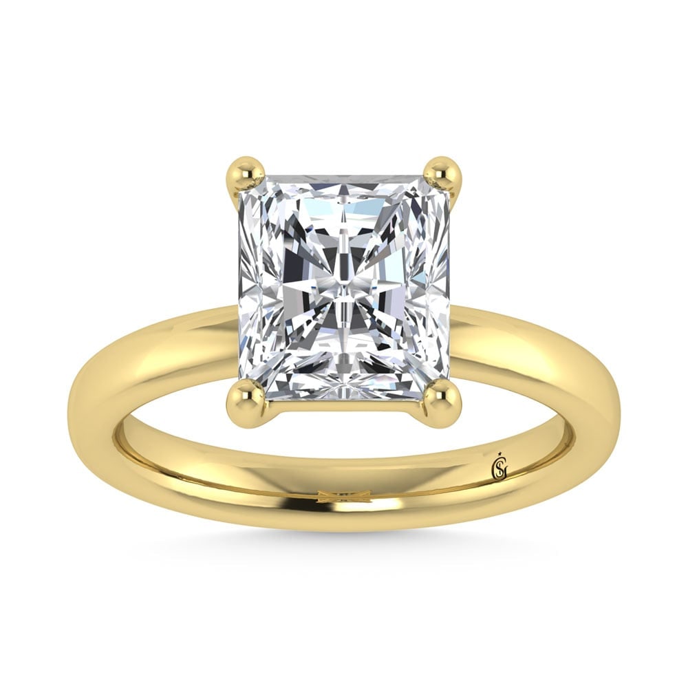 14K Yellow Gold Lab Grown Diamond 1 Ct.Tw. IGI Certified Radiant Shape Solitaire (Available from 1CT (1 of 4)