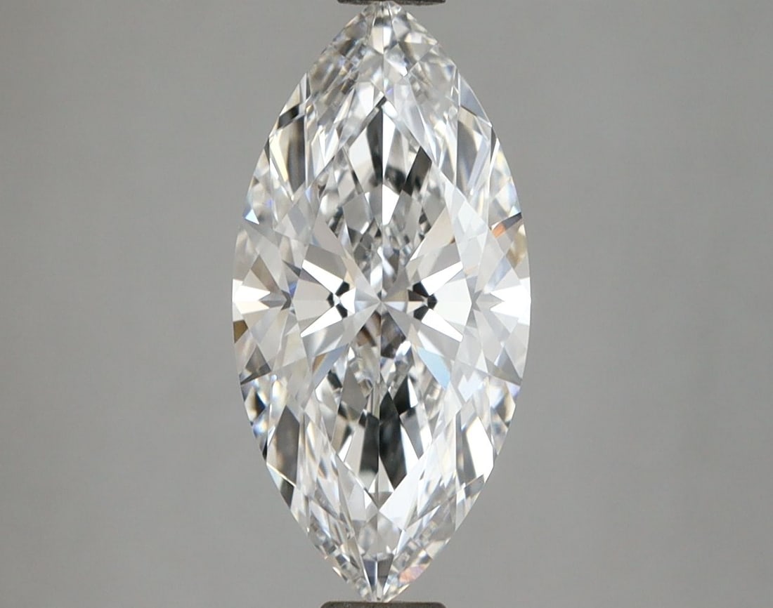 Loose Diamond - MARQUISE 2.07ct E VVS2: Loose Diamond - MARQUISE 2.07ct E VVS2 Source: This is a real non-mined Diamond that has been grown in a lab Shape: MARQUISE Carats: 2.07 Color: E Clarity: VVS2 Certification: IGI Video: Video Link 