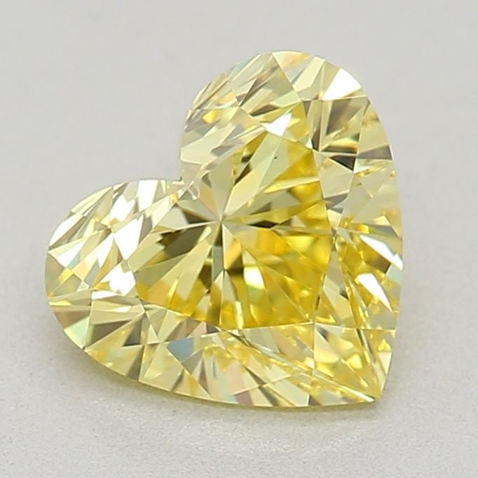 Loose Diamond - HEART 0.73ct Fancy Intense Yellow VVS1 (1 of 1)