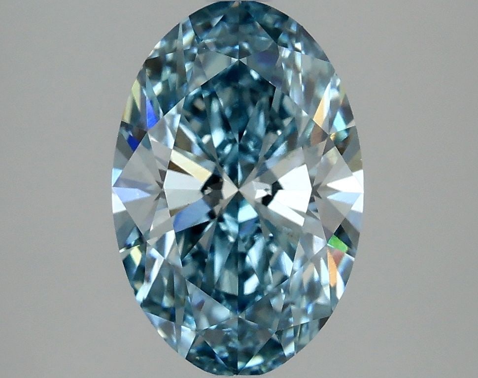 Loose Diamond - OVAL 2.65ct Fancy Vivid Blue VS2 (1 of 1)