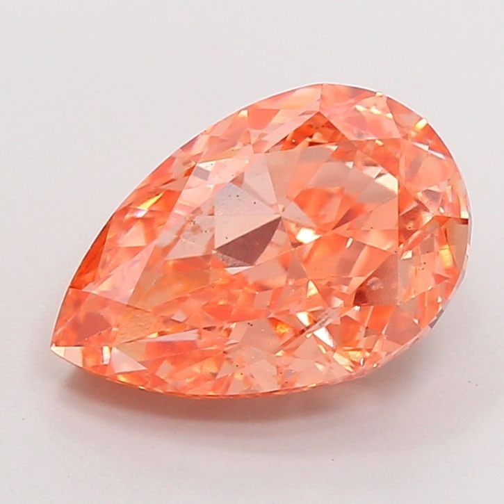 Loose Diamond - PEAR 3.34ct Fancy Intense Brownish Orange VS1 (1 of 1)