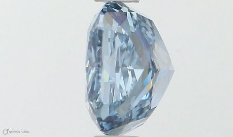 Loose Diamond - CUSHION MODIFIED 1.18ct Fancy Intense Blue VS1: Loose Diamond - CUSHION MODIFIED 1.18ct Fancy Intense Blue VS1 Source: This is a real non-mined Diamond that has been grown in a lab Shape: CUSHION MODIFIED Carats: 1.18 Color: Fancy Intense Blue Cert