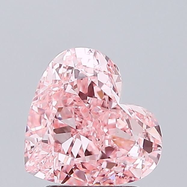 Loose Diamond - HEART 2.65ct Fancy Vivid Pink VVS2: Loose Diamond - HEART 2.65ct Fancy Vivid Pink VVS2 Source: This is a real non-mined Diamond that has been grown in a lab Shape: HEART Carats: 2.65 Color: Fancy Vivid Pink Certification: IGI Video: