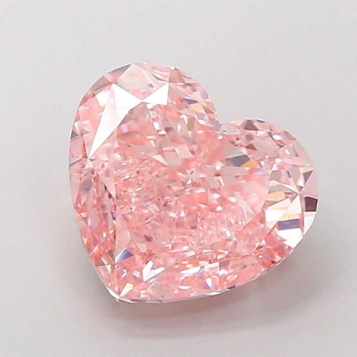 Loose Diamond - HEART 5.52ct Fancy Vivid Pink VS2: Loose Diamond - HEART 5.52ct Fancy Vivid Pink VS2 Source: This is a real non-mined Diamond that has been grown in a lab Shape: HEART Carats: 5.52 Color: Fancy Vivid Pink Certification: IGI Video: